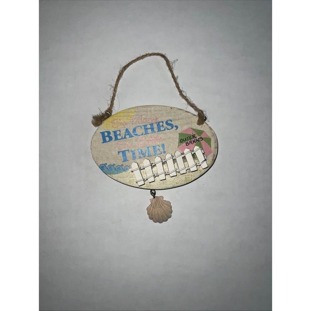 NC Outer Banks Beaches Christmas Ornament